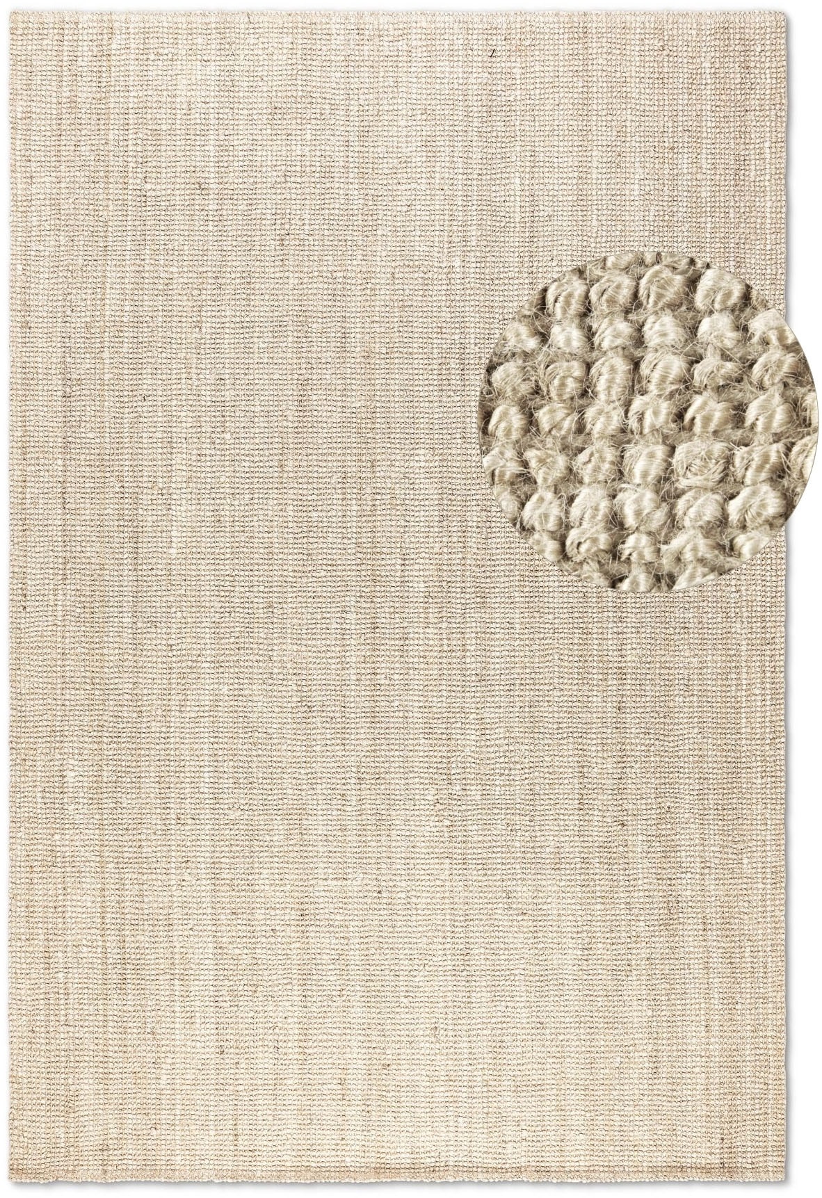 HANSE Home Teppich »Jaipur«, rechteckig, 10 mm Höhe, Jute, Natur, Wohnzimmer, Esszimmer, Schlafzimmer, Flur, Modern, Boho von HANSE Home