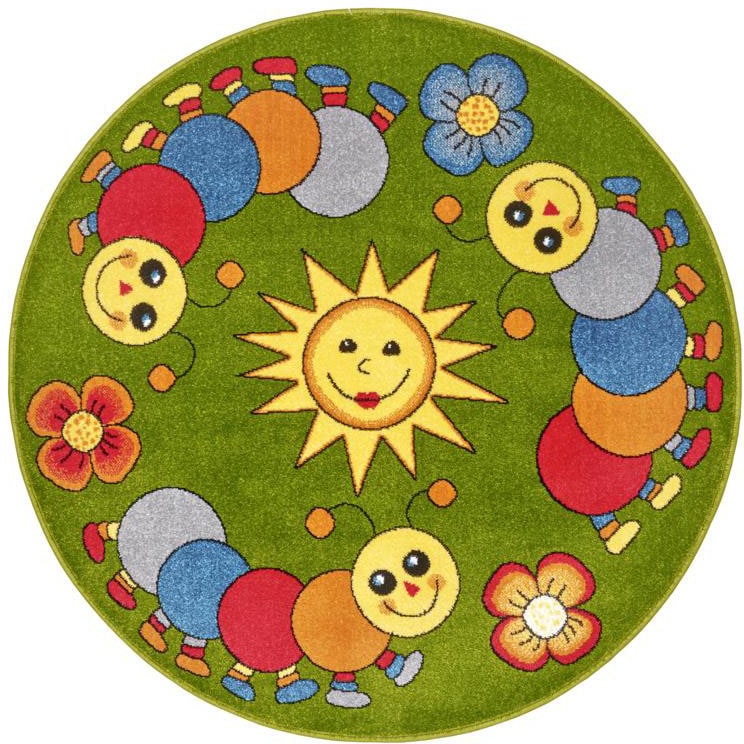 HANSE Home Teppich »Joyful Beetle«, rund, Farbenfrohes Design, Spielunterlage, Tiere von HANSE Home