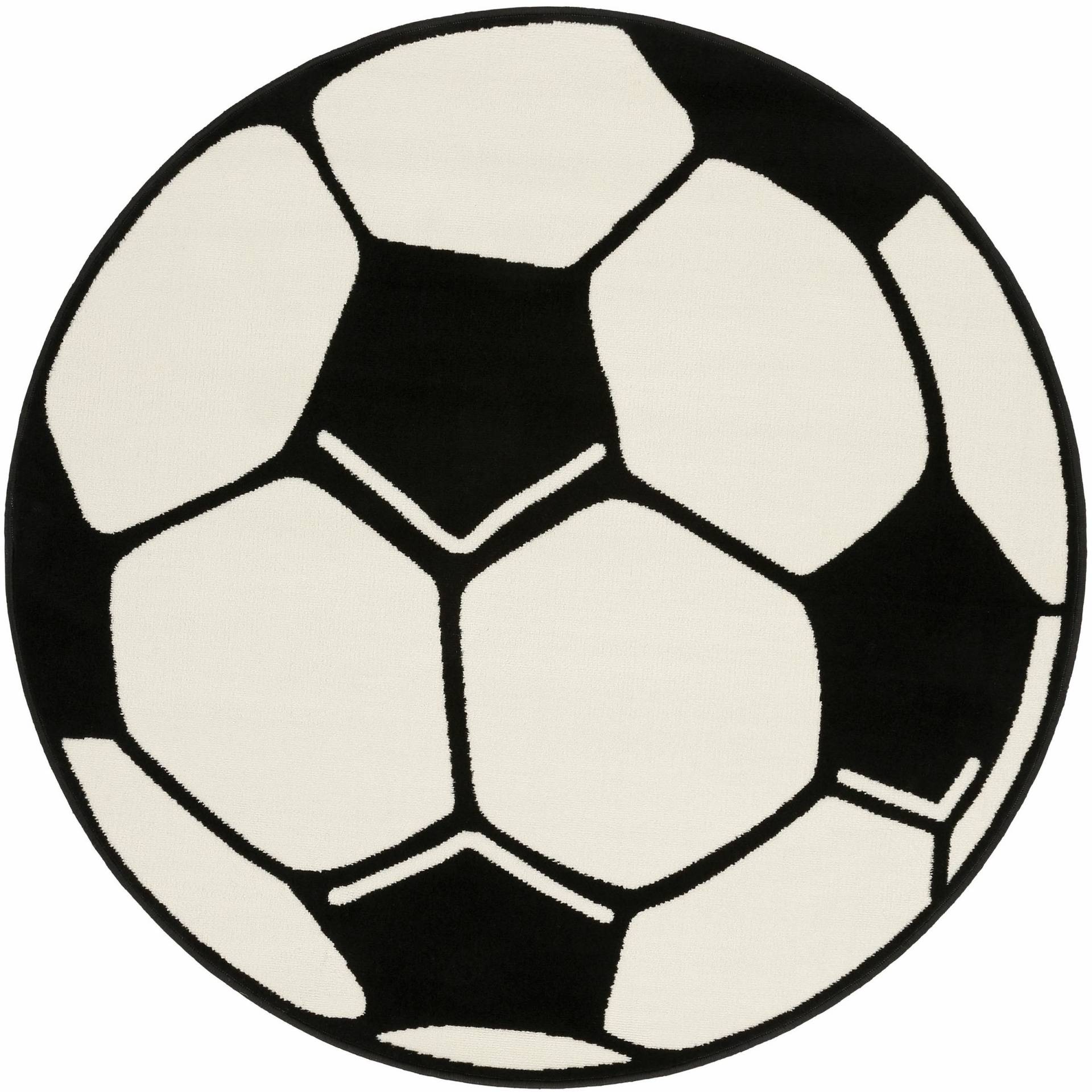 HANSE Home Kinderteppich »Fussball«, rund, 10 mm Höhe, Kinder-Teppich, Rutschfest, Kurzflor, Fussball, Kinderzimmer, Spiel HANSE Home Kinderteppich »Fussball«, rund, 10 mm Höhe, Kinder-Teppich, Rutschfest, Kurzflor, Fussball, Kinderzimmer, Spiel von HANSE Home