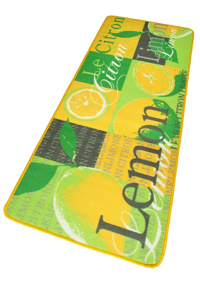 HANSE Home Küchenläufer »Lemon«, rechteckig, 8 mm Höhe, Kurzflor, rutschhemmend, Pflegeleicht, Schriftzug, Neon, Früchte, Obst HANSE Home Küchenläufer »Lemon«, rechteckig, 8 mm Höhe, Kurzflor, rutschhemmend, Pflegeleicht, Schriftzug, Neon, Früchte, Obst von HANSE Home