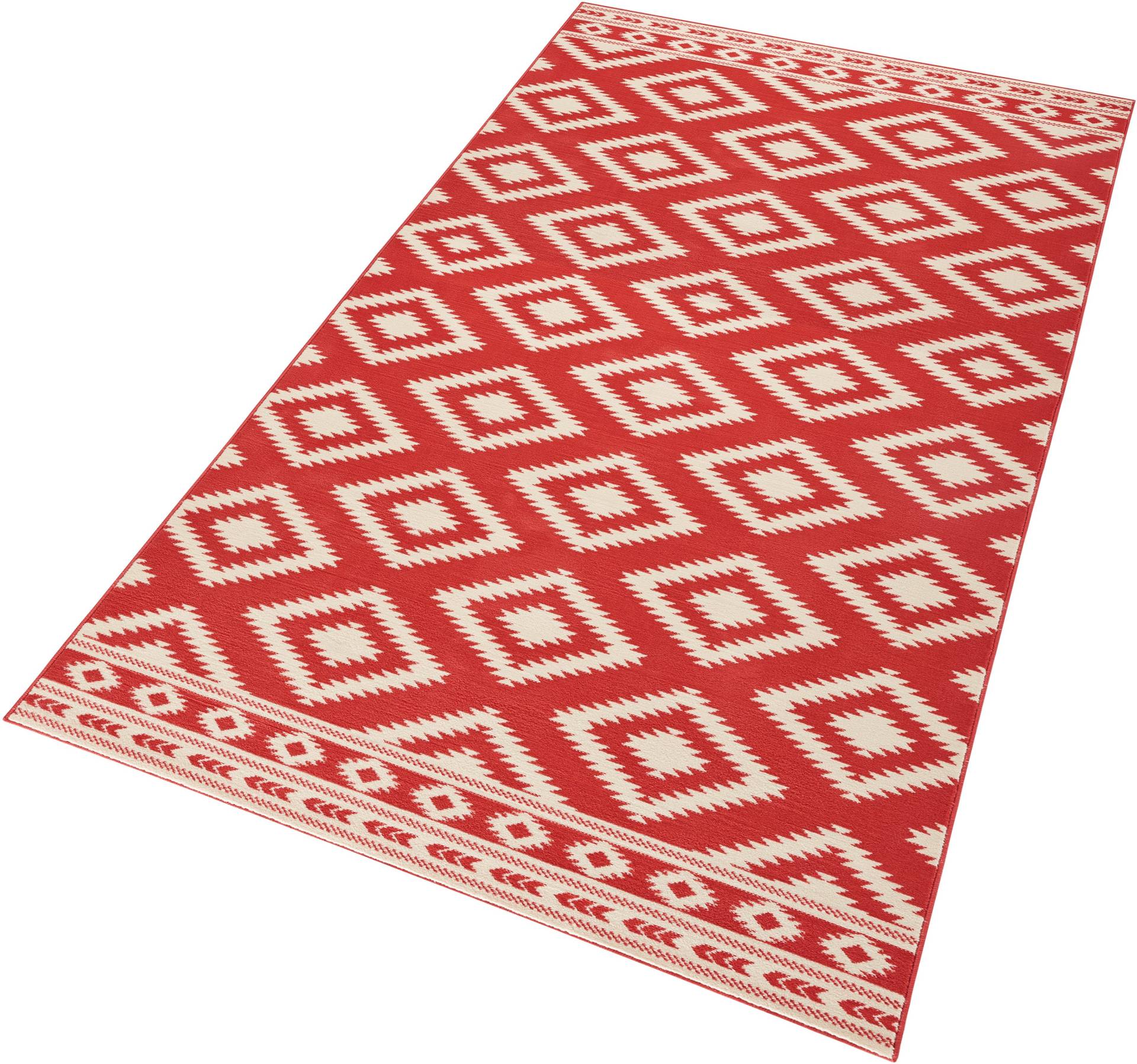 HANSE Home Läufer »Ethno«, rechteckig, 9 mm Höhe, Kurzflor, Velours Haptik, Rauten Muster, Robust, Gekettelt HANSE Home Läufer »Ethno«, rechteckig, 9 mm Höhe, Kurzflor, Velours Haptik, Rauten Muster, Robust, Gekettelt von HANSE Home