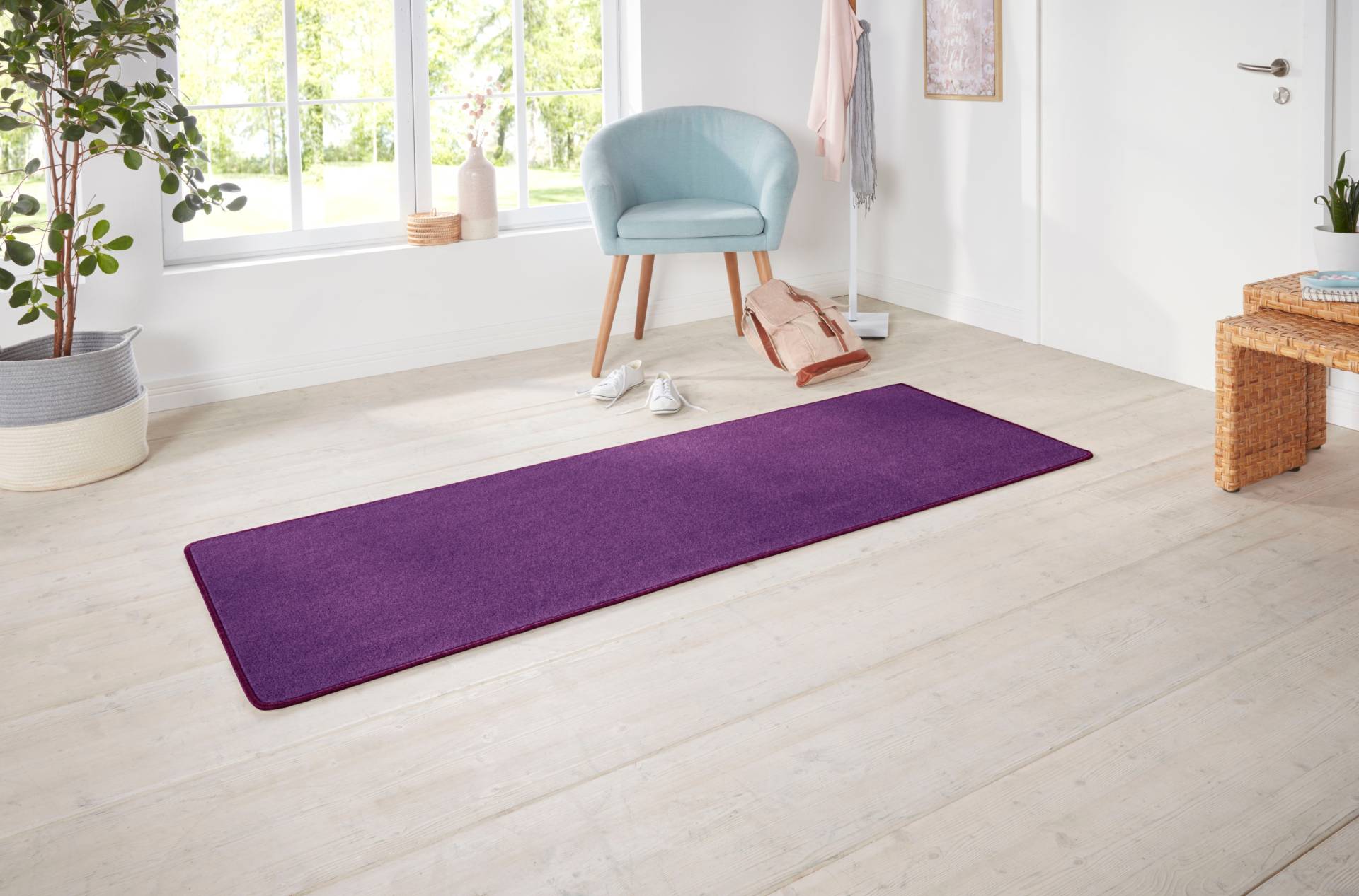 HANSE Home Teppich »Shashi«, rechteckig, 8,5 mm Höhe, Kurzflor, Unifarben, Läufer, weich, Esszimmer, Kinderzimmer, Flur HANSE Home Teppich »Shashi«, rechteckig, 8,5 mm Höhe, Kurzflor, Unifarben, Läufer, weich, Esszimmer, Kinderzimmer, Flur von HANSE Home