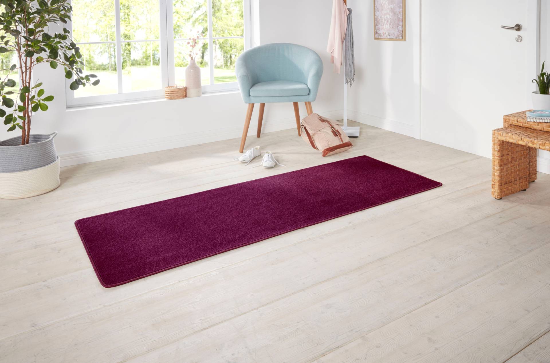 HANSE Home Teppich »Shashi«, rechteckig, 8,5 mm Höhe, Kurzflor, Unifarben, Läufer, weich, Esszimmer, Kinderzimmer, Flur HANSE Home Teppich »Shashi«, rechteckig, 8,5 mm Höhe, Kurzflor, Unifarben, Läufer, weich, Esszimmer, Kinderzimmer, Flur von HANSE Home