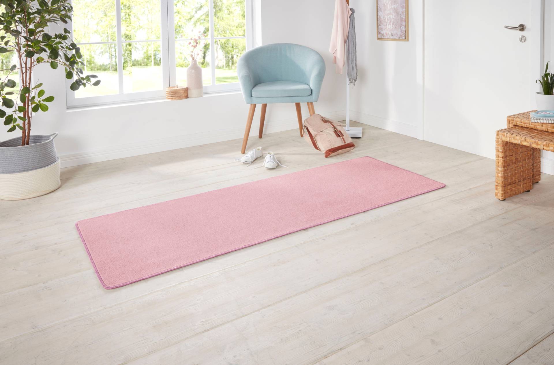 HANSE Home Teppich »Shashi«, rechteckig, 8,5 mm Höhe, Kurzflor, Unifarben, Läufer, weich, Esszimmer, Kinderzimmer, Flur HANSE Home Teppich »Shashi«, rechteckig, 8,5 mm Höhe, Kurzflor, Unifarben, Läufer, weich, Esszimmer, Kinderzimmer, Flur von HANSE Home