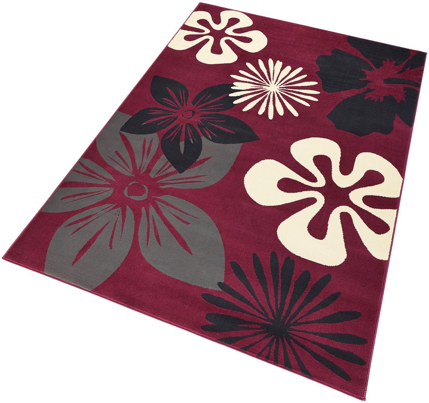 HANSE Home Teppich »Flora«, rechteckig, 9 mm Höhe, Kurzflor, Blumen Design, Kräftige Farben, ringsum gekettelt, Robust HANSE Home Teppich »Flora«, rechteckig, 9 mm Höhe, Kurzflor, Blumen Design, Kräftige Farben, ringsum gekettelt, Robust von HANSE Home