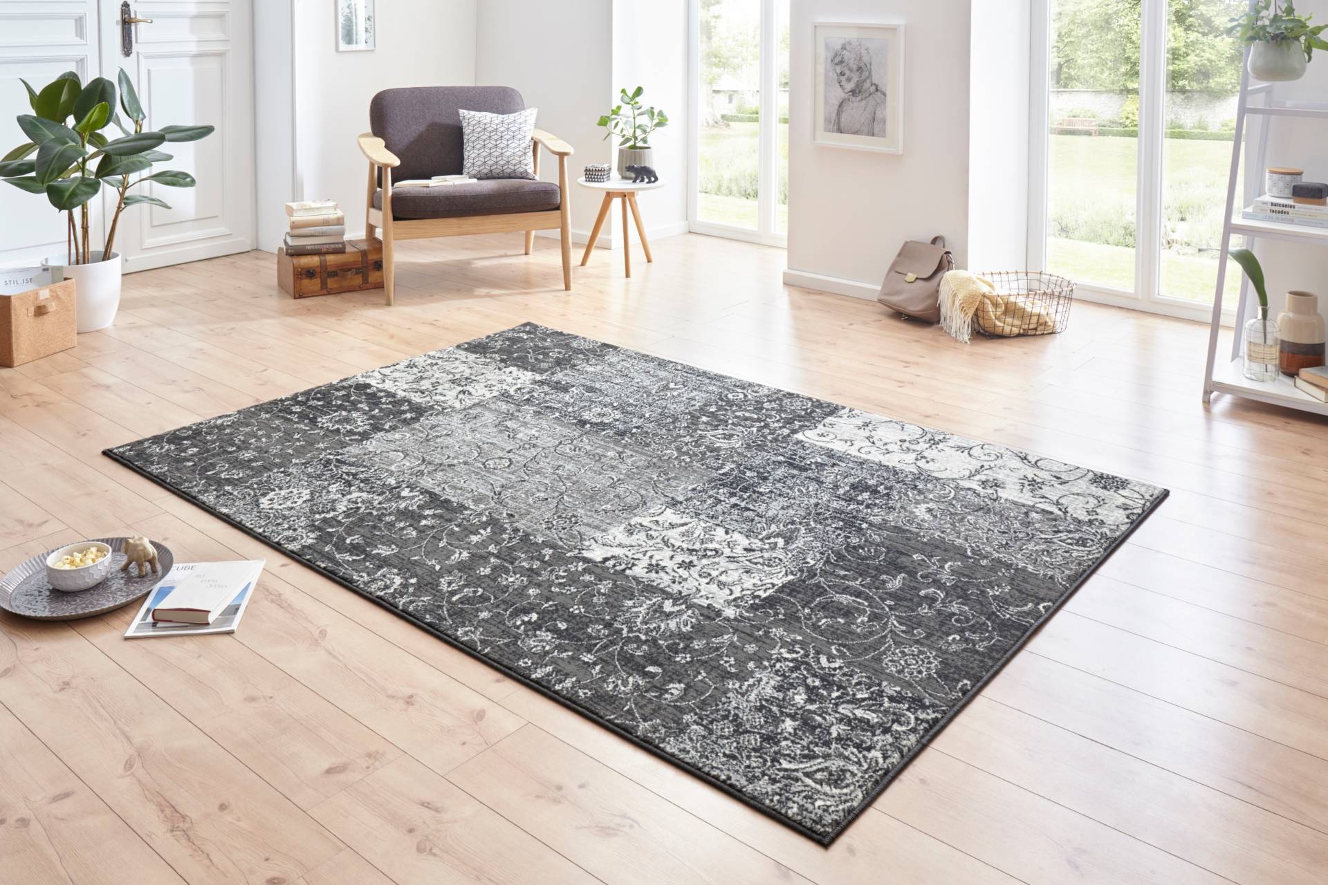 HANSE Home Teppich »Kirie«, rechteckig, 9 mm Höhe, Patchwork, Kurzflor, Teppichläufer, Modern, Vintage, Wohnzimmer, Flur HANSE Home Teppich »Kirie«, rechteckig, 9 mm Höhe, Patchwork, Kurzflor, Teppichläufer, Modern, Vintage, Wohnzimmer, Flur von HANSE Home