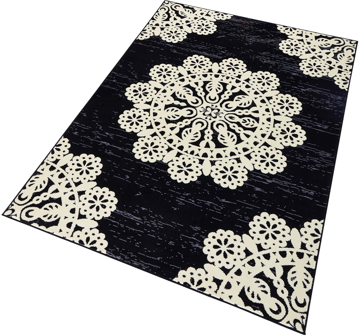 HANSE Home Teppich »Lace«, rechteckig, 9 mm Höhe, Kurzflor, Florales Motiv, ringsum gekettelt, Mandala HANSE Home Teppich »Lace«, rechteckig, 9 mm Höhe, Kurzflor, Florales Motiv, ringsum gekettelt, Mandala von HANSE Home