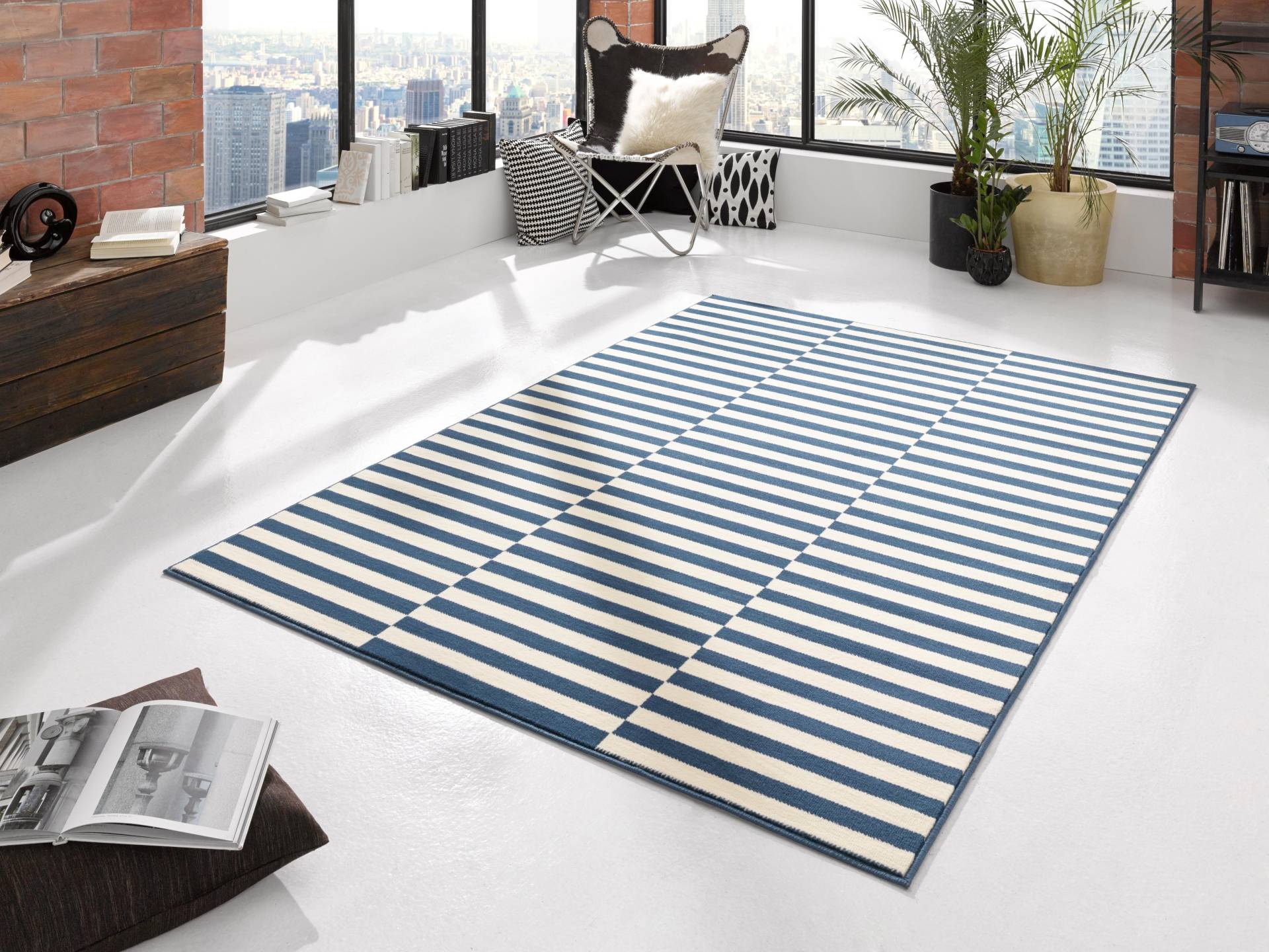 HANSE Home Teppich »Panel«, rechteckig, 9 mm Höhe, Kurzflor, Läufer, Streifen, Linien, ringsum gekettelt, robust HANSE Home Teppich »Panel«, rechteckig, 9 mm Höhe, Kurzflor, Läufer, Streifen, Linien, ringsum gekettelt, robust von HANSE Home