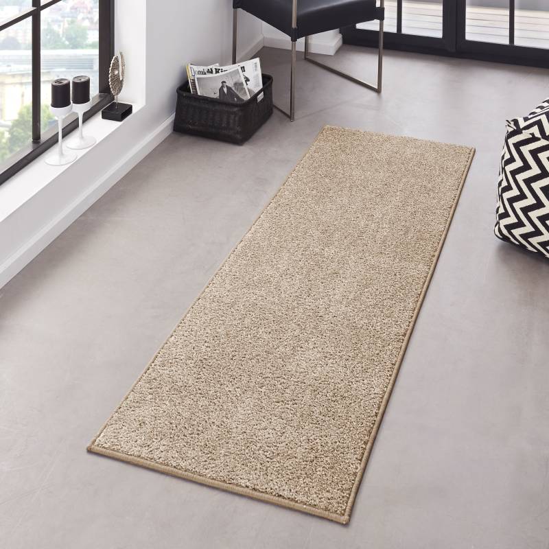 HANSE Home Teppich »Pure 100 Kurzflor«, rechteckig, 13 mm Höhe, Kurzflor, Unifarben, Läufer, Modern, Wohnzimmer, Kinderzimmer, Flur von HANSE Home