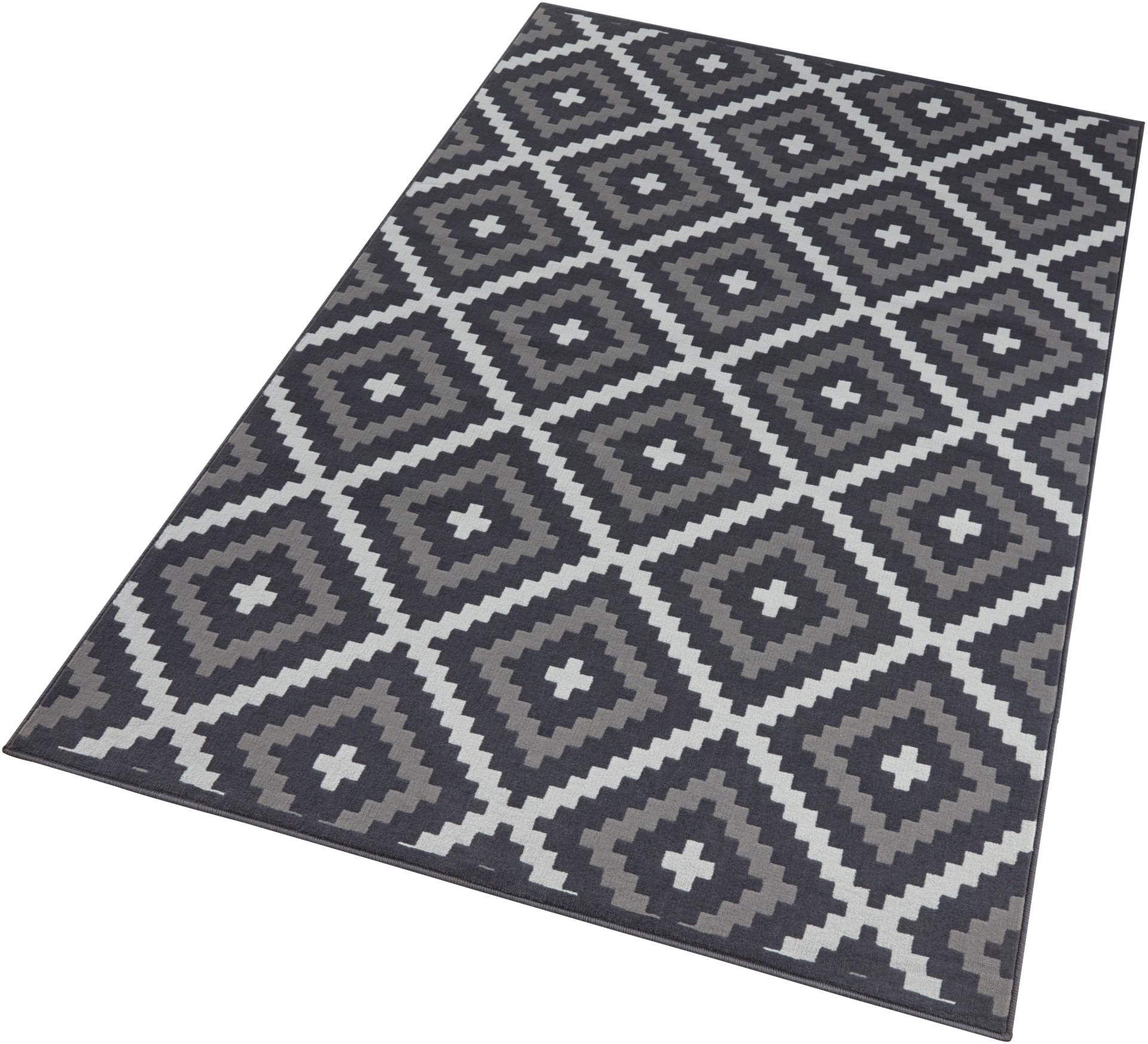HANSE Home Teppich »Snug«, rechteckig, 9 mm Höhe, Kurzflor, Modernes Design mit geometrischem Muster, Gekettelt,Robust HANSE Home Teppich »Snug«, rechteckig, 9 mm Höhe, Kurzflor, Modernes Design mit geometrischem Muster, Gekettelt,Robust von HANSE Home