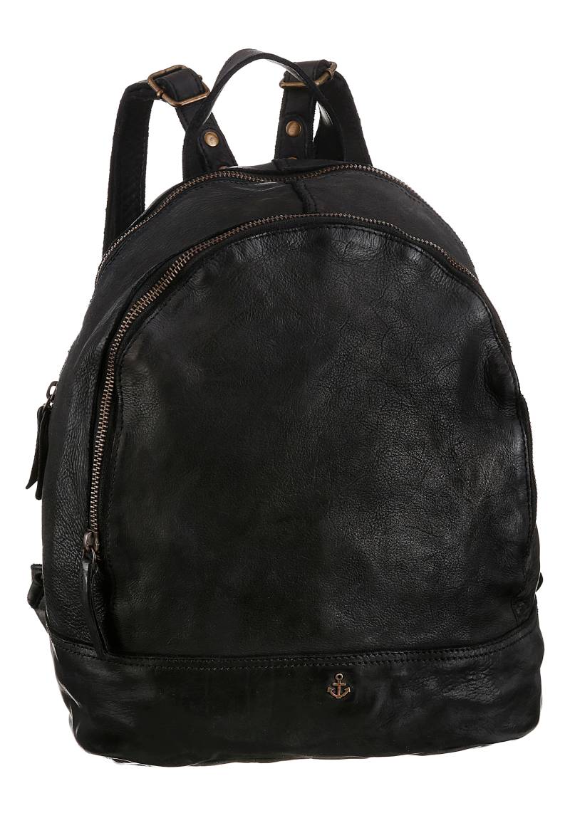 HARBOUR 2nd Cityrucksack »Meghan«, aus Leder mit typischen Marken-Anker-Label und Schmuckanhänger von HARBOUR 2nd