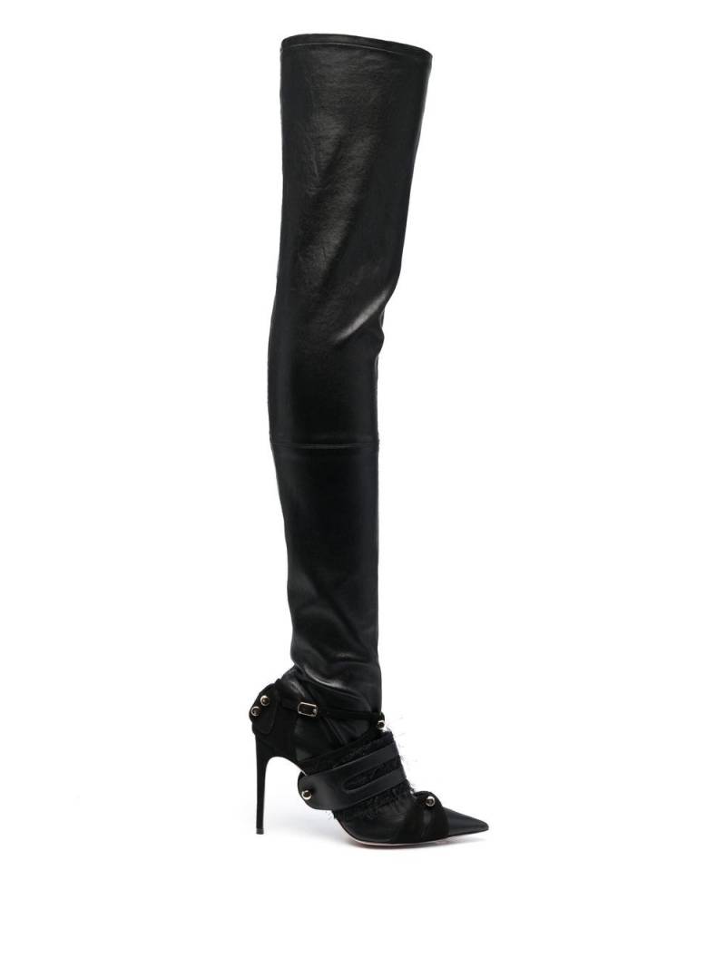 HARDOT thigh-high 105mm boots - Black von HARDOT