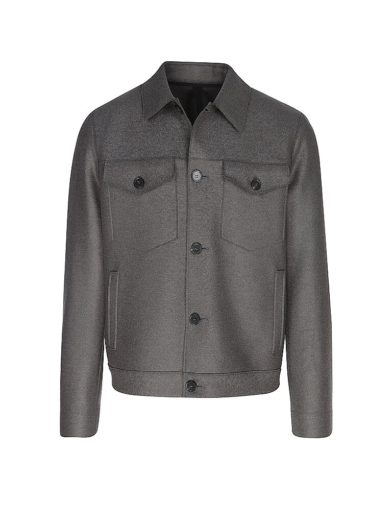 HARRIS WHARF LONDON Wolljacke grau | 48 von HARRIS WHARF LONDON