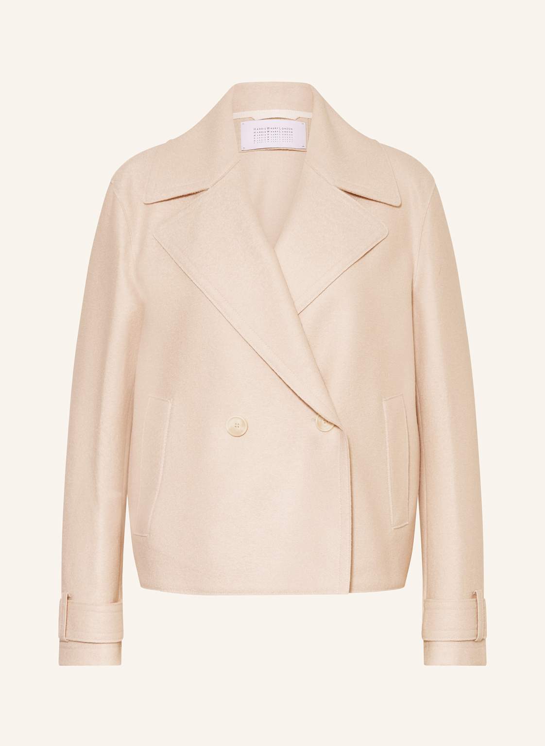 Harris Wharf London Cabanjacke beige Harris Wharf London Cabanjacke beige von HARRIS WHARF LONDON