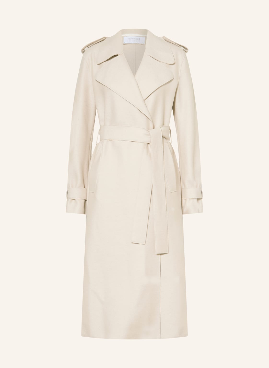 Harris Wharf London Trenchcoat beige von HARRIS WHARF LONDON