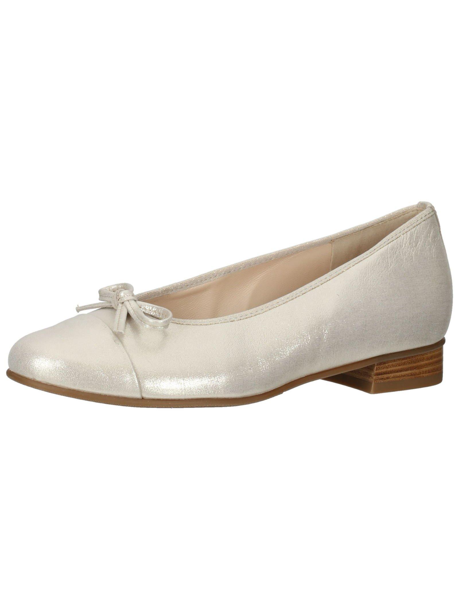 Ballerinas Damen Platin grau 38.5 von HASSIA