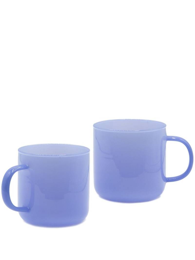 HAY Borosilicate mug (set of 2) - Blue von HAY