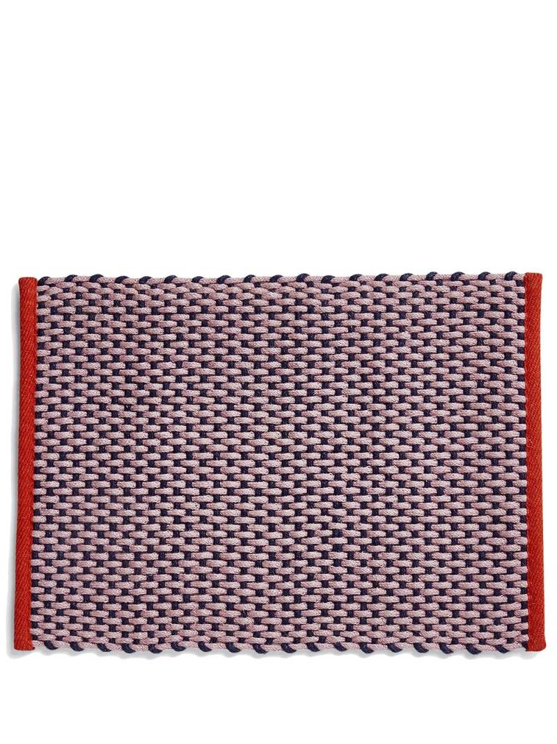 HAY Door woven mat - Pink von HAY