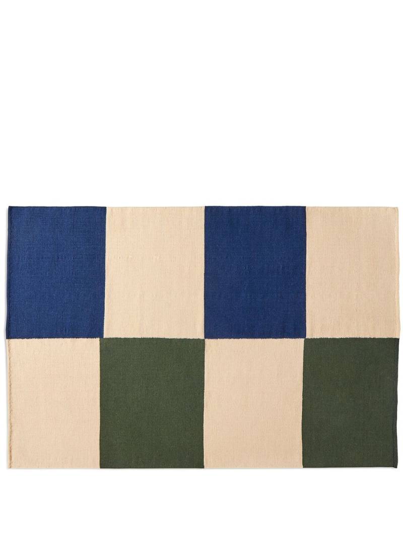 HAY Flat Works wool cotton rug - Green von HAY