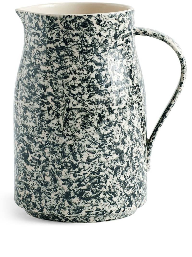 HAY Sobremesa abstract-print jug - Green von HAY