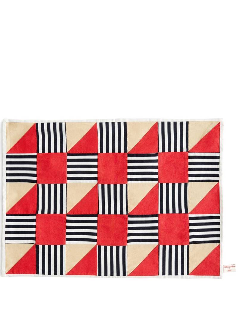 HAY Sobremesa patchwork placemat - Red von HAY