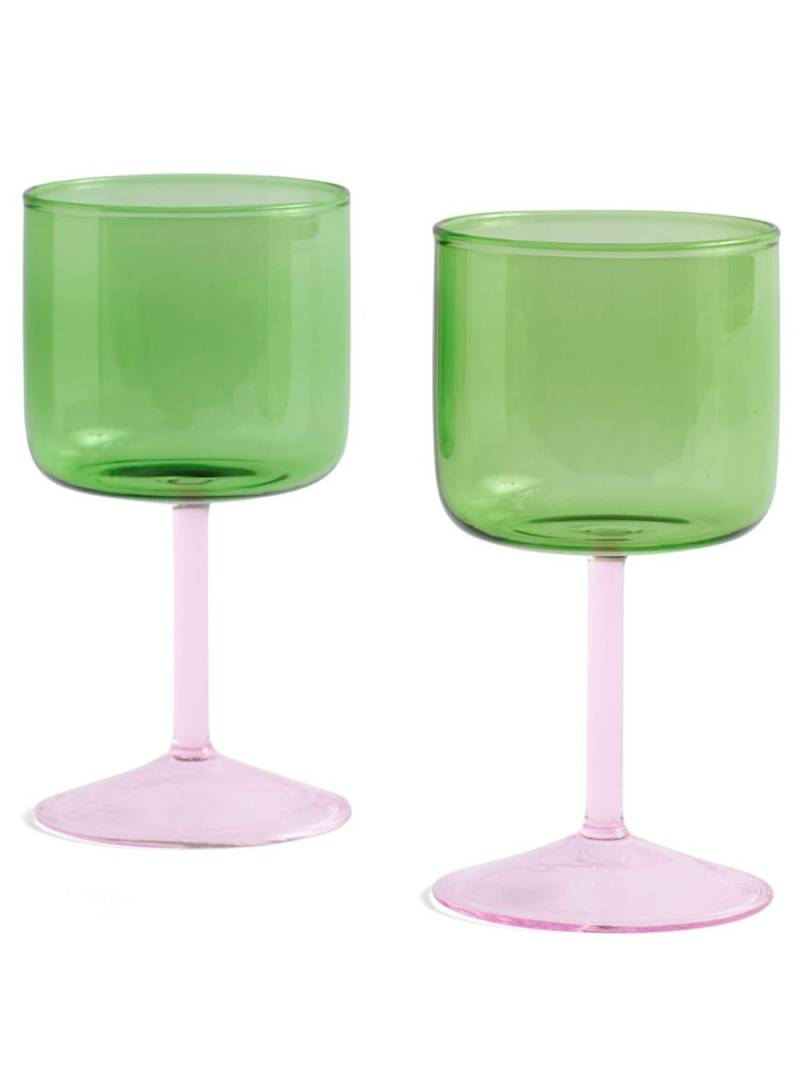 HAY Tint wine glasses (set of two) - Green von HAY