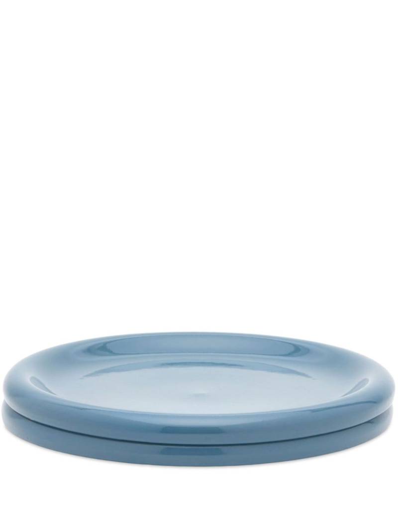 HAY dessert plates (set of two) - Blue von HAY