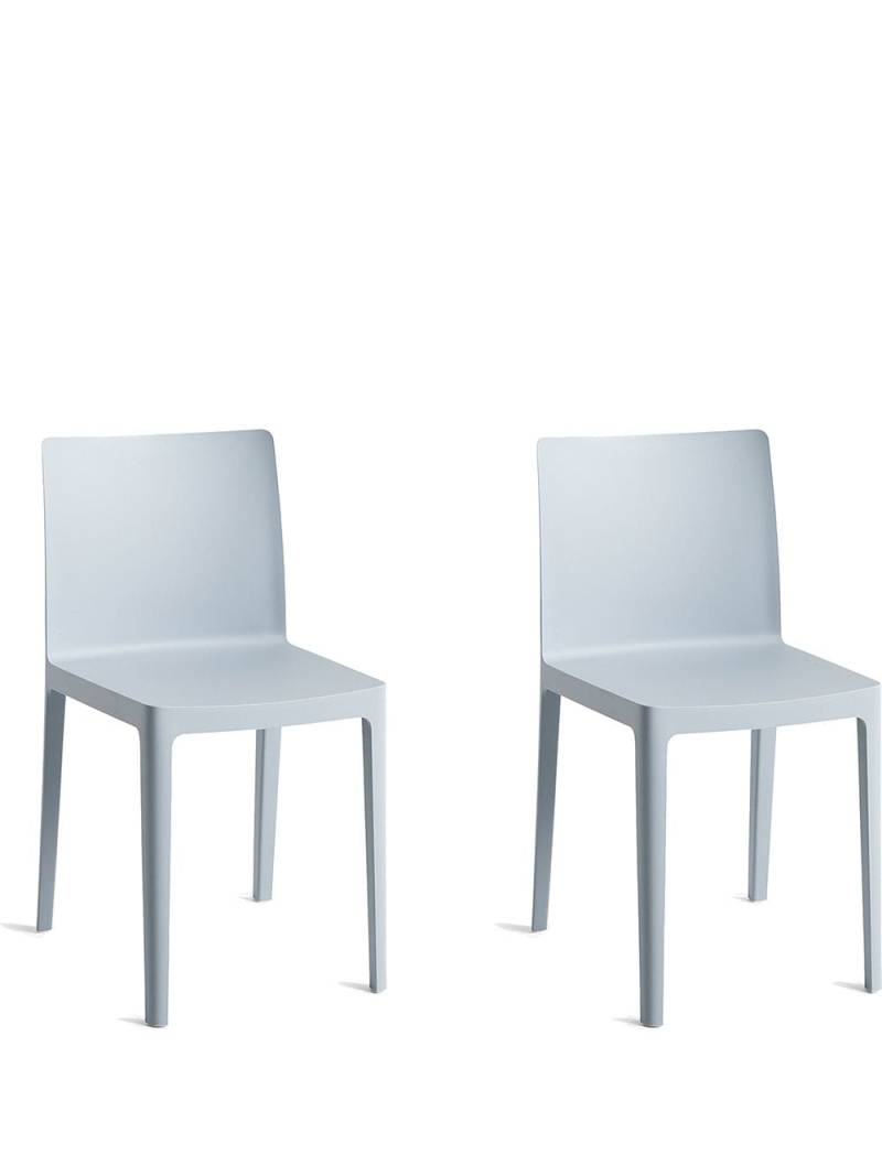 HAY elementaire set of 2 chairs - Grey von HAY