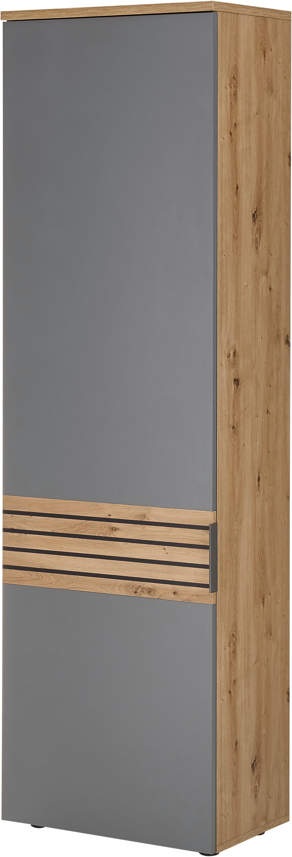 HBZ Garderobenschrank »Milan, BxHxT 60x197x38 cm«, (1 St.), Mit 1 Tür, 1 Einlegeboden verstellbar, 1 fester Boden von HBZ