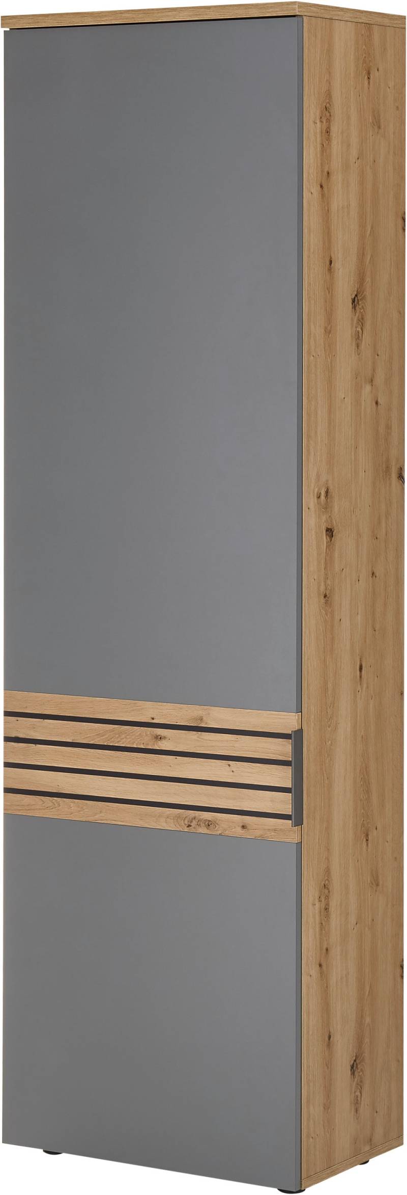 HBZ Stauraumschrank »Milan, BxHxT 60x197x38 cm«, (1 St.), Mit 1 Tür, 1 Einlegeboden verstellbar, 1 fester Boden von HBZ