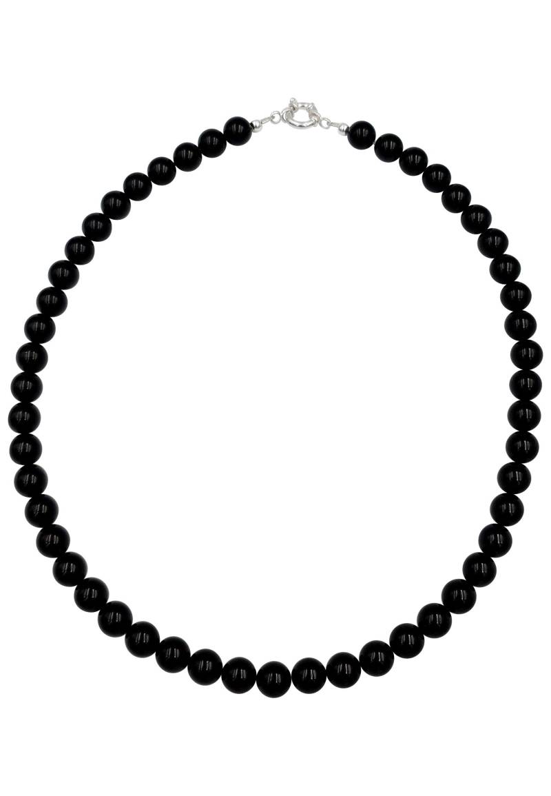 Schwarze Turmalin Kette Damen Schwarz 45cm von HEBE JEWELS