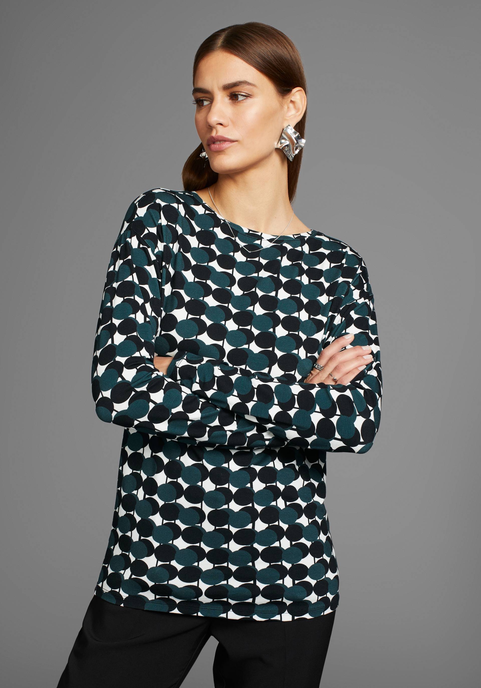 HECHTER PARIS Langarmshirt, mit schönem Allover-Print - NEUE KOLLEKTION HECHTER PARIS Langarmshirt, mit schönem Allover-Print - NEUE KOLLEKTION von HECHTER PARIS