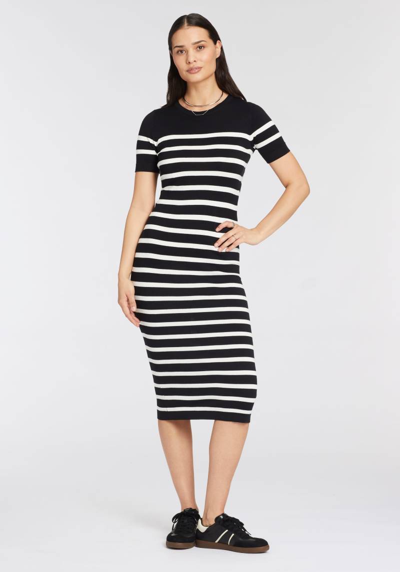 HECHTER PARIS Strickkleid, wadenlang, modern, aus Viskosemischung, Kurzarm HECHTER PARIS Strickkleid, wadenlang, modern, aus Viskosemischung, Kurzarm von HECHTER PARIS