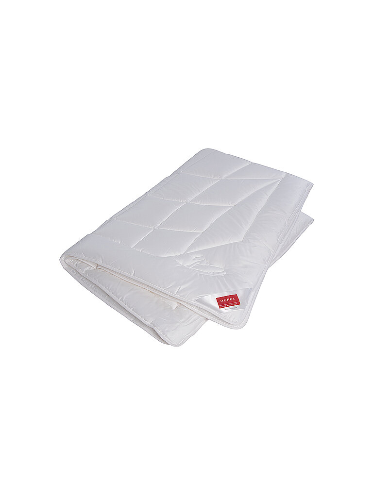 HEFEL Ganzjahresdecke PURE MAIZE 140x220cm (1000g) weiss von HEFEL