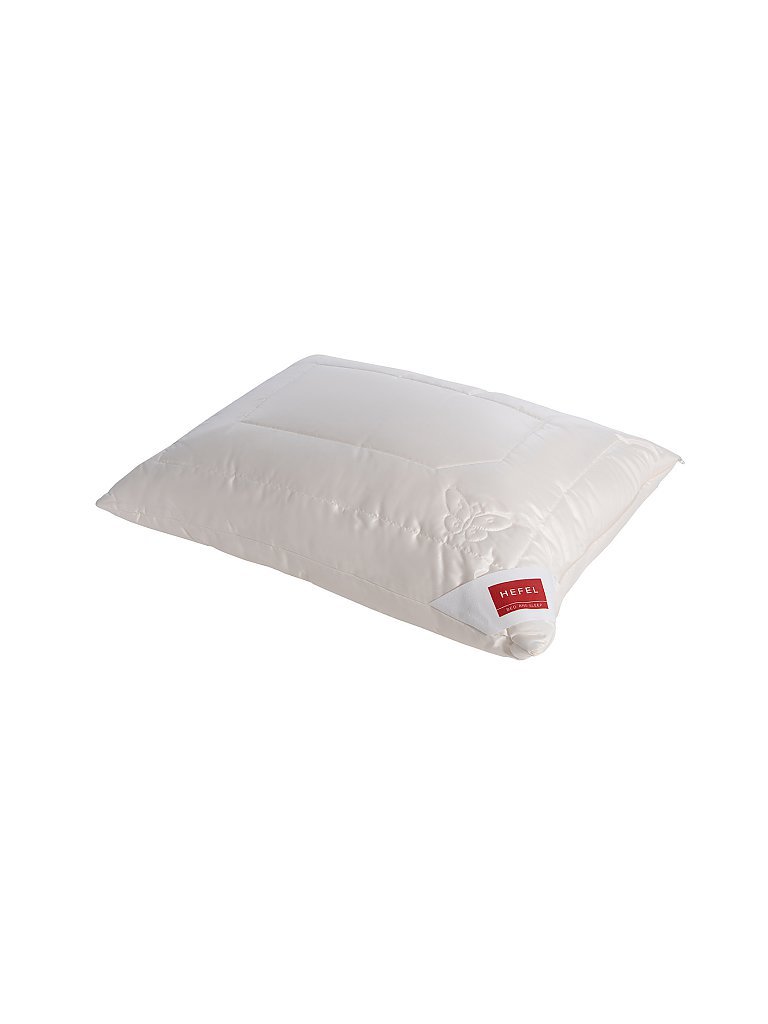 HEFEL Kissen Pure Silk 70x90cm (Champagner) 1000g creme von HEFEL