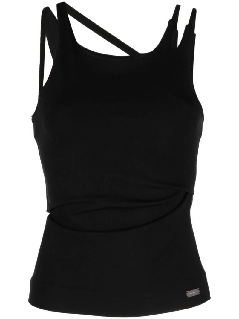 HELIOT EMIL Benthic jersey tank top - Black von HELIOT EMIL