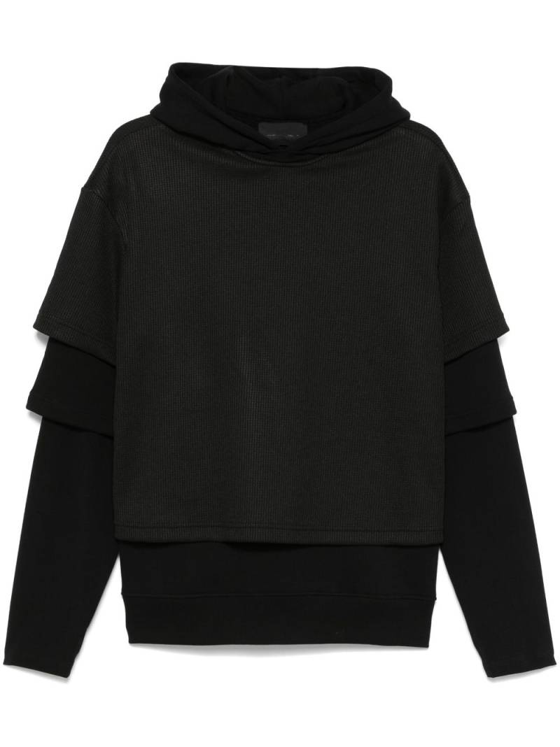 HELIOT EMIL Envelop hoodie - Black von HELIOT EMIL