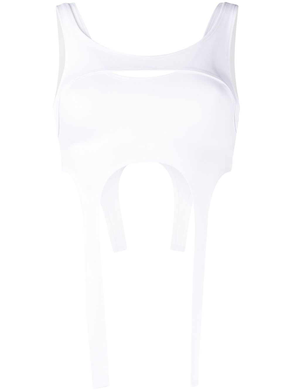 HELIOT EMIL Harness tank top - White von HELIOT EMIL