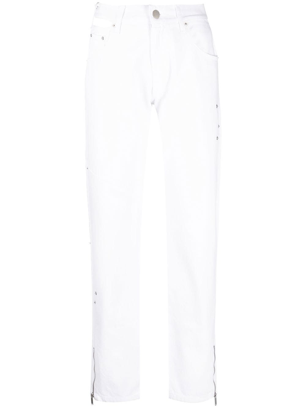 HELIOT EMIL Locifera straight-leg jeans - White von HELIOT EMIL