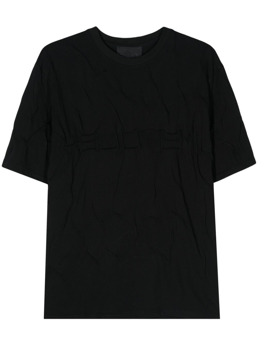 HELIOT EMIL Quadratic cotton T-shirt - Black von HELIOT EMIL