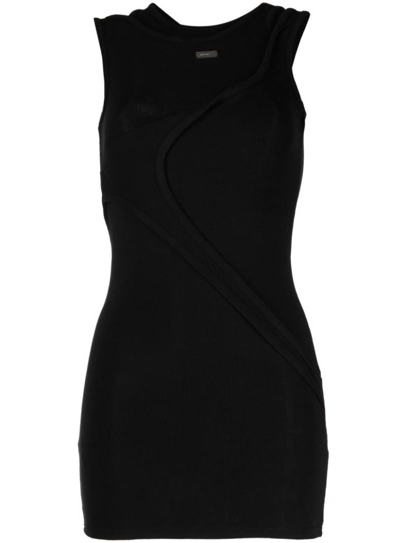 HELIOT EMIL cut-out detailing ribbed-knit dress - Black von HELIOT EMIL