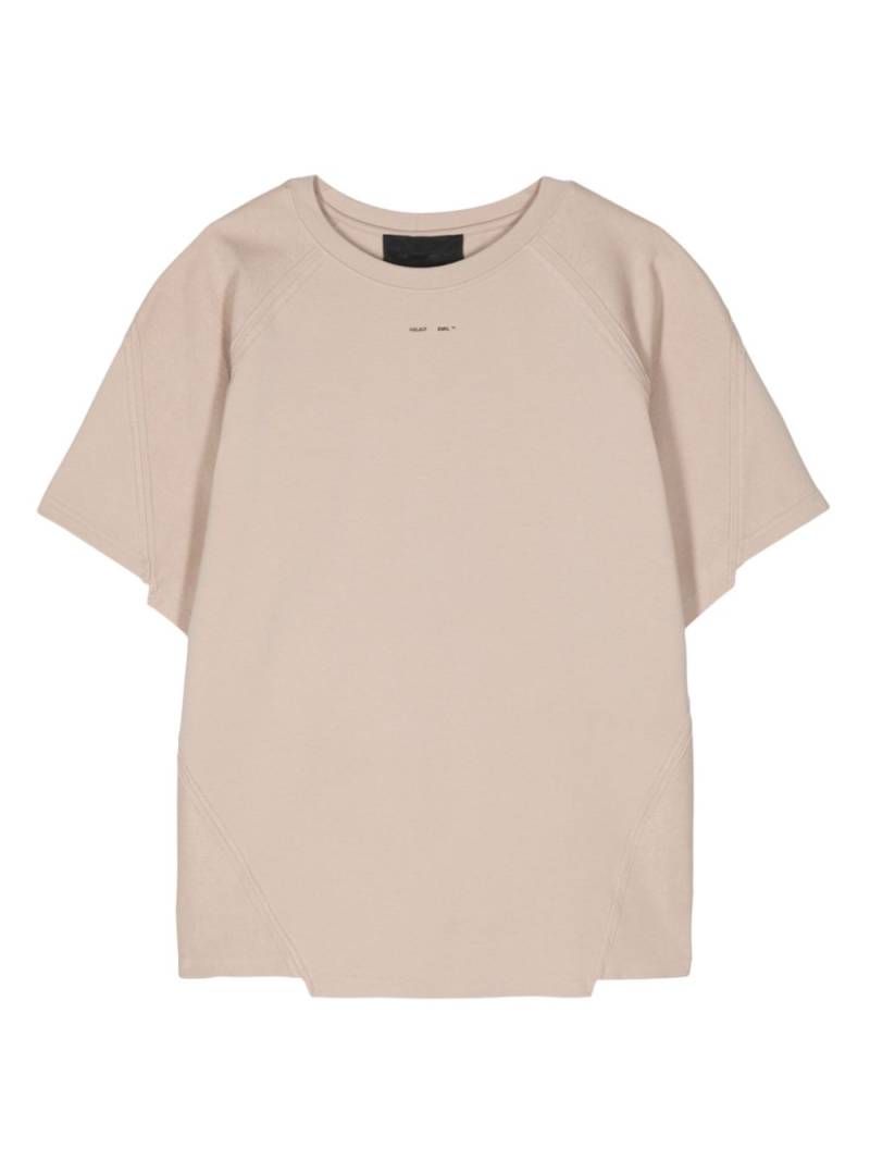 HELIOT EMIL inside-out detailing crew-neck T-shirt - Neutrals von HELIOT EMIL