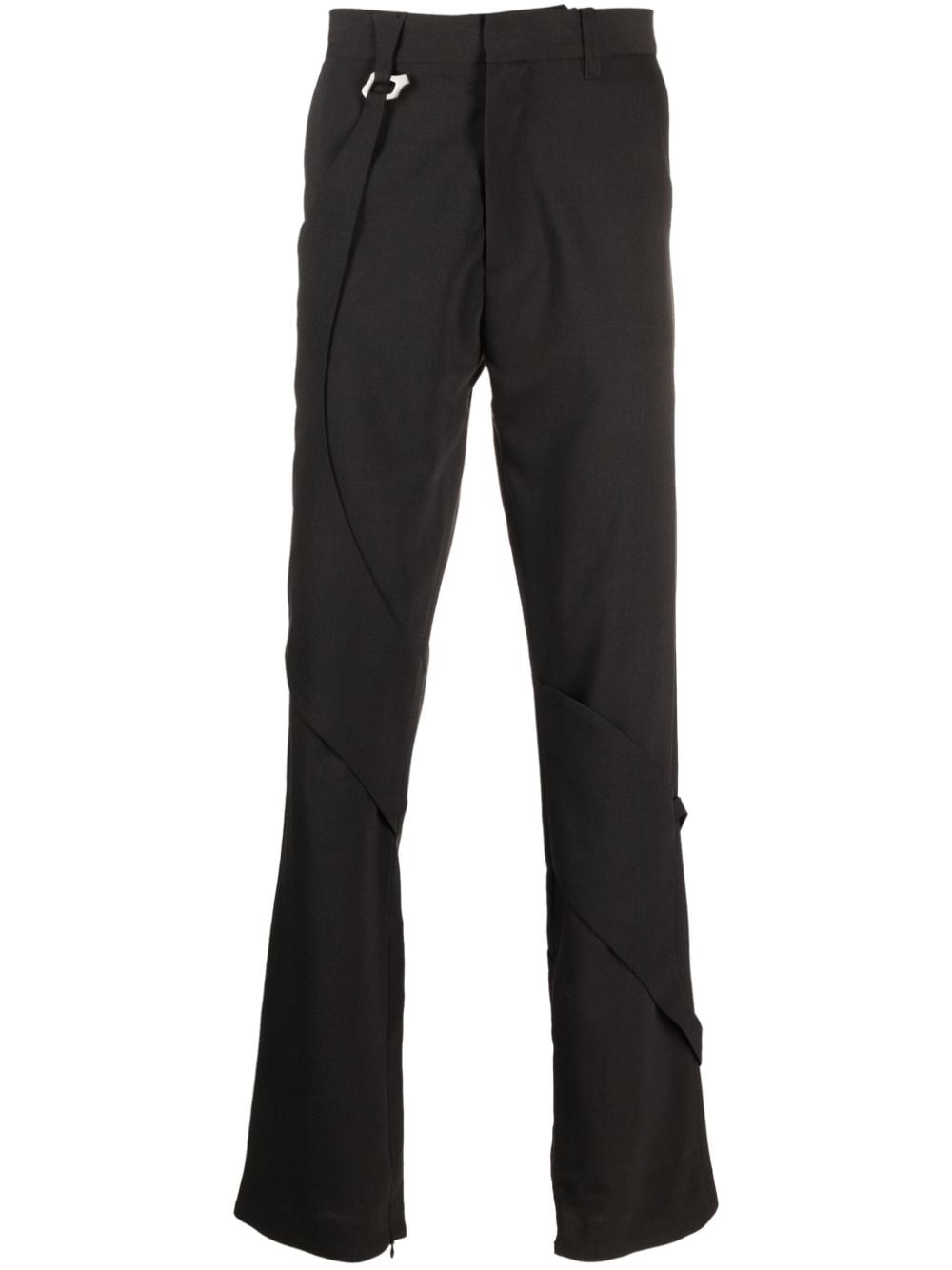 HELIOT EMIL layered-effect straight-leg trousers - Brown von HELIOT EMIL