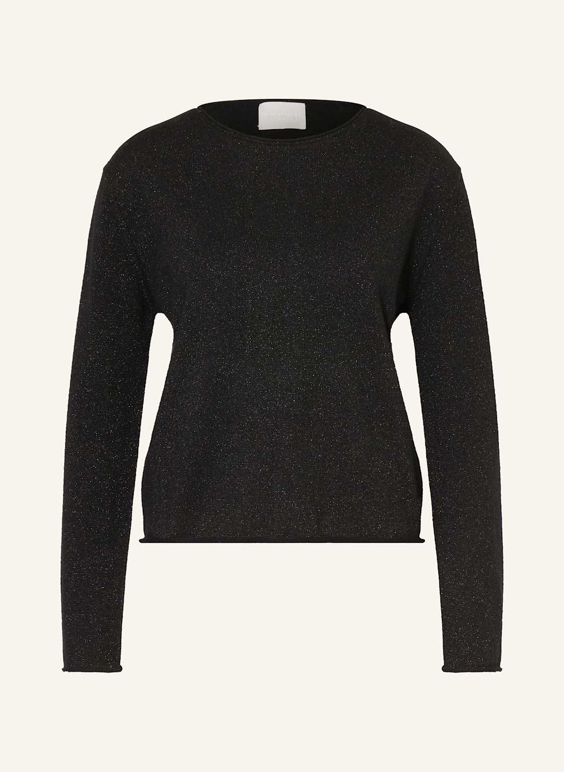 Hemisphere Cashmere-Pullover Mit Glitzergarn schwarz Hemisphere Cashmere-Pullover Mit Glitzergarn schwarz von HEMISPHERE