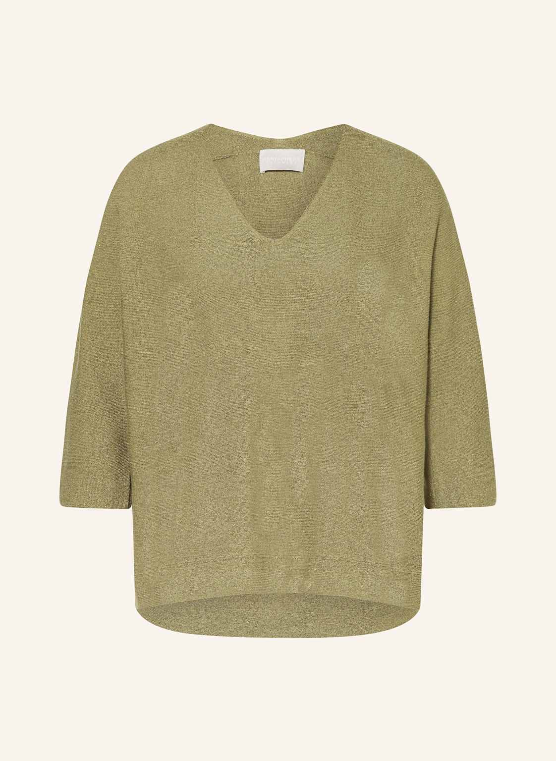 Hemisphere Pullover Mit Glitzergarn Und Mit 3/4-Arm gruen Hemisphere Pullover Mit Glitzergarn Und Mit 3/4-Arm gruen von HEMISPHERE