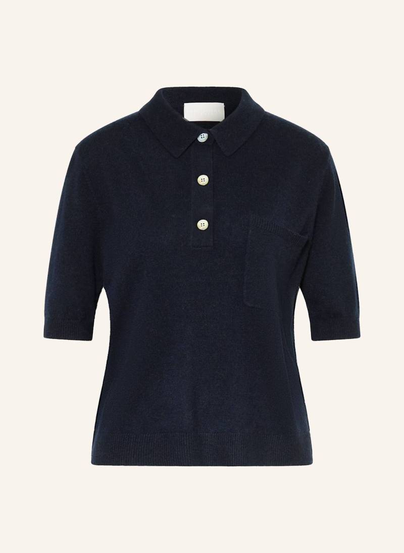 Hemisphere Strick-Poloshirt Aus Cashmere blau von HEMISPHERE