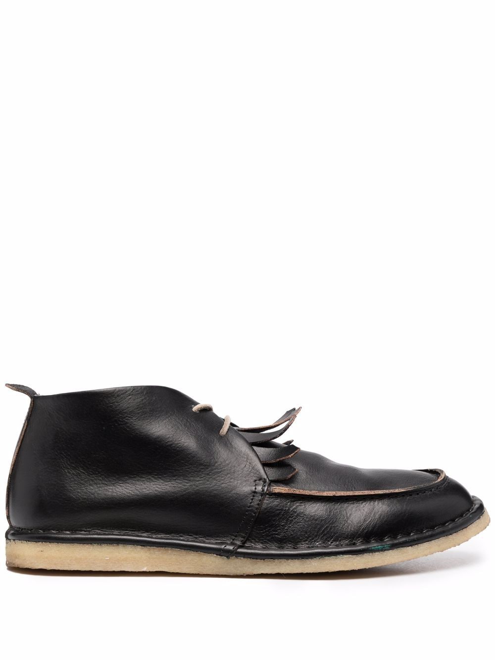 Henrik Vibskov distressed-effect lace-up loafers - Black von Henrik Vibskov