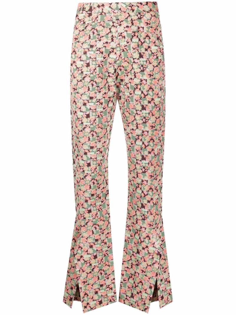 Henrik Vibskov floral-print trousers - Brown von Henrik Vibskov