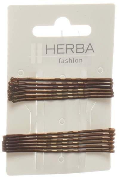 Gewellt, Braun, 12 Stk., 6 + 6.5 Cm Damen Braun ONE SIZE von HERBA