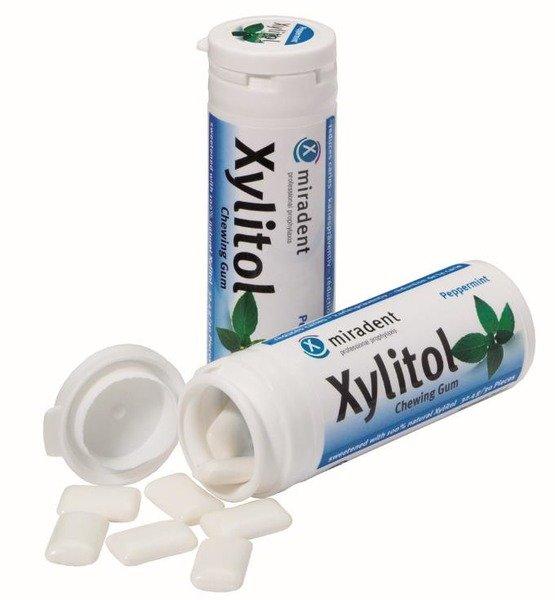 Xylitol Pfefferminz Zahnpflegekaugummi Damen Mint 30 pezzi von HERBA